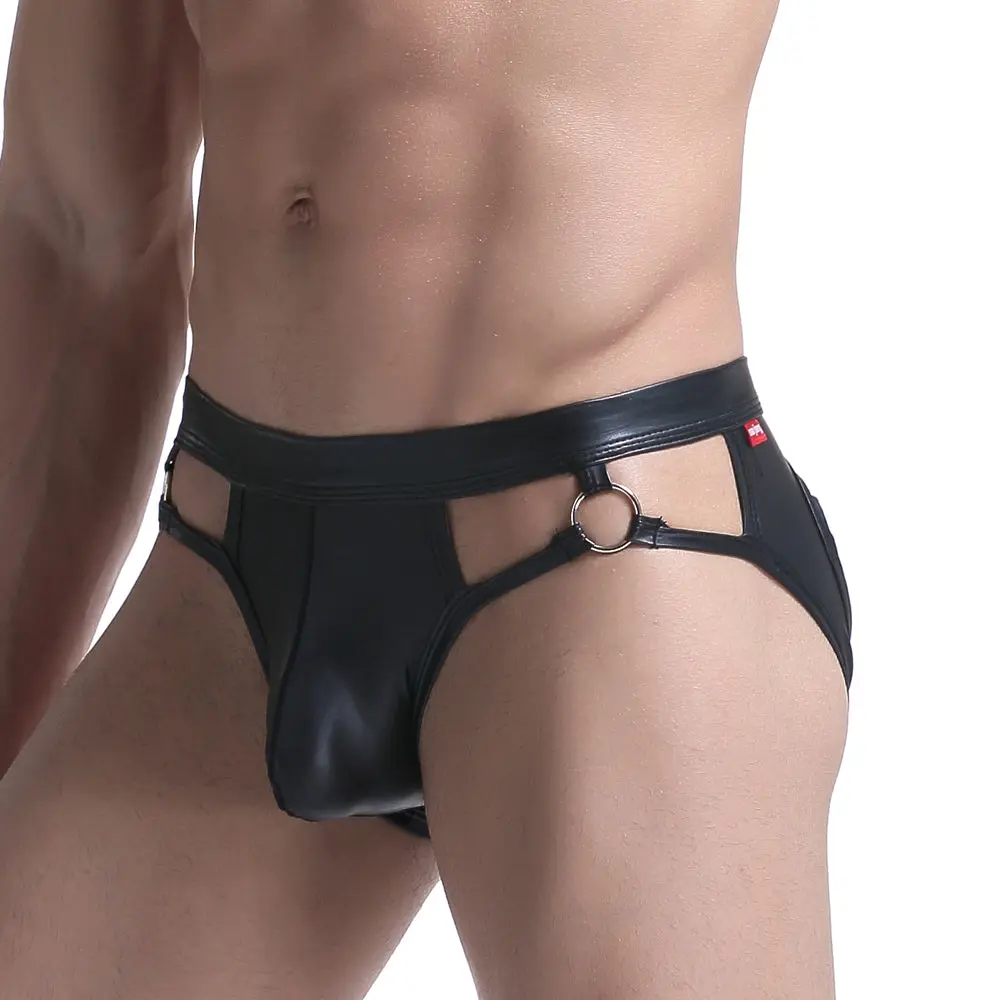 The Howie  Men's Leather Jockstrap  Structured Athletic Fit