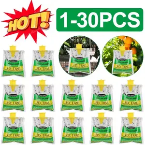 10 Hanging Fly Trap Disposable Fly Catcher Bag Mosquito Trap Catcher Fly Wasp Insect Bug Killer Flies Trap for Outdoor