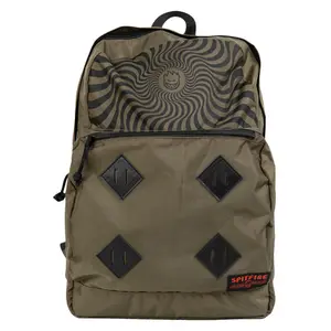 Spitfire Wheels - BIGHEAD SWIRL BACKPACK OLIVE / BLACK