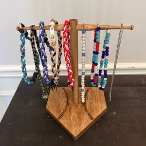 Custom engraved baseball & softball drip necklace holder