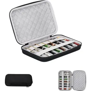8 Slots pen case/boxes，Nylon cloth Pencil Tray Case Organizer, Fashion Design,Handmade Display Zippered Pouch for Rollerball Pen-Retro