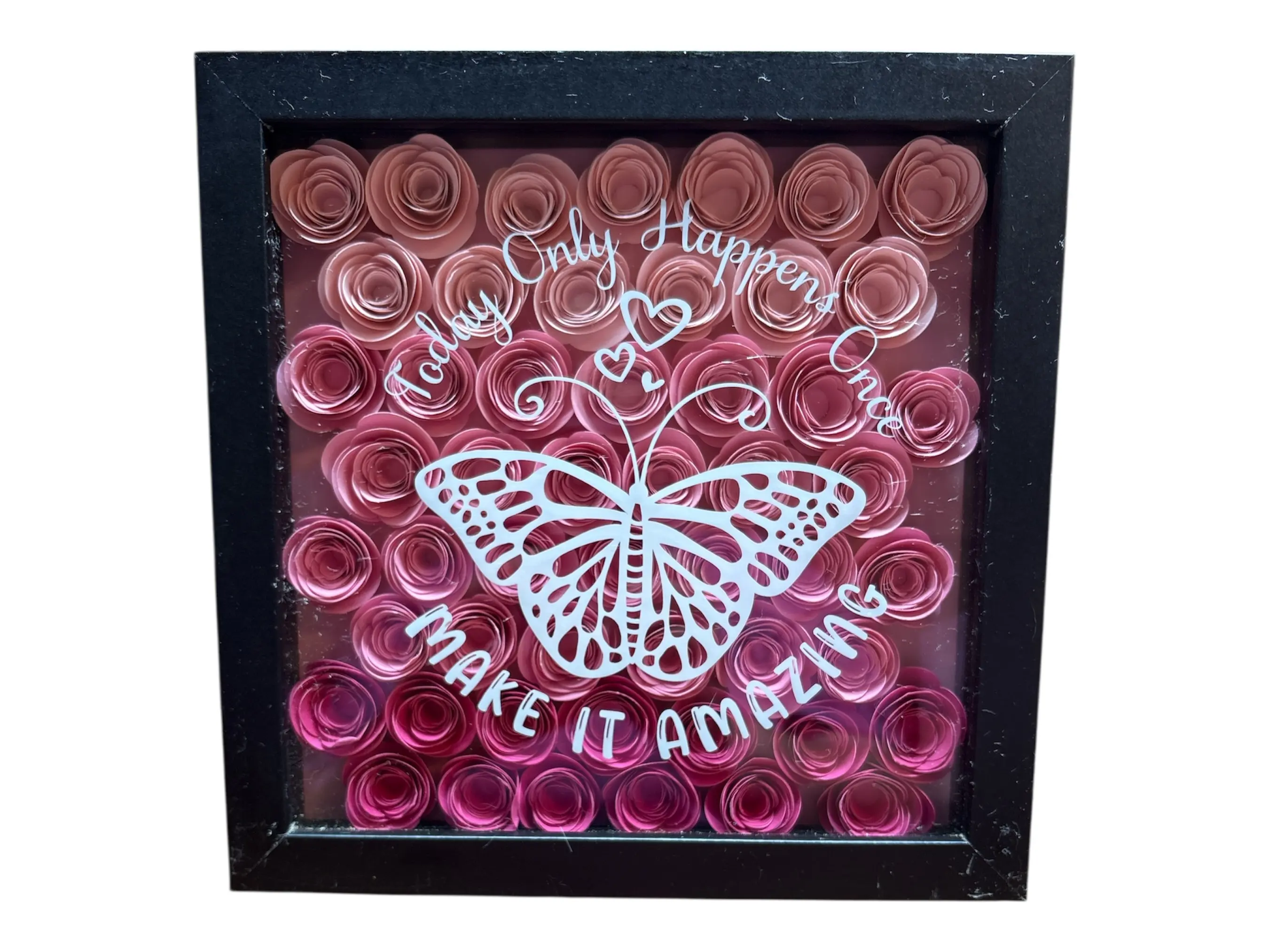 Butterfly shadow box Butterfly shadow box