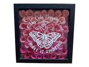 Butterfly shadow box