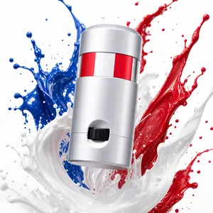 Canadian National Flag Face Paint Crayon, Portable Twist Design Body Makeup for Canada Day Celebration, Soccer Match, Carnival Party, Patriotic Costume Supplies