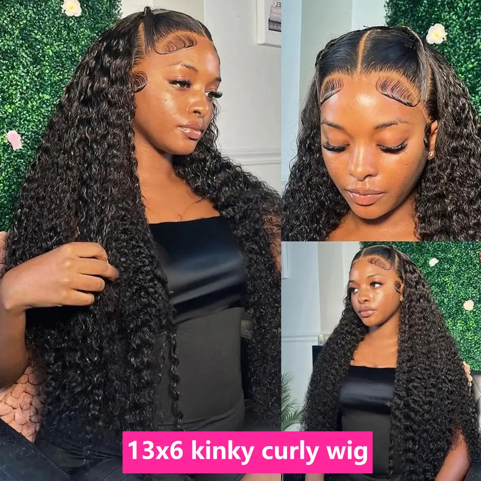 13x6 kinky curly wig 