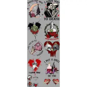 Brewed With Passion DTF Transfers Gang Sheet 22” wide x 60” long DIY Direct to Film T Shirt Transfers