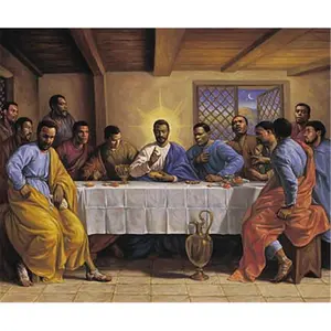 Hot Stuff 1021-08x10-RE 8 x 10 in. Last Supper Religious Poster Print by Sarah Jenkins