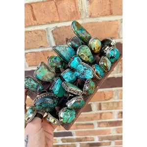 Turquoise Chunky Rings
