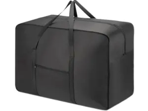 70 LB Capacity, Black CanvasExtra Large Duffel Bag, 28 x 22 x 14 inches