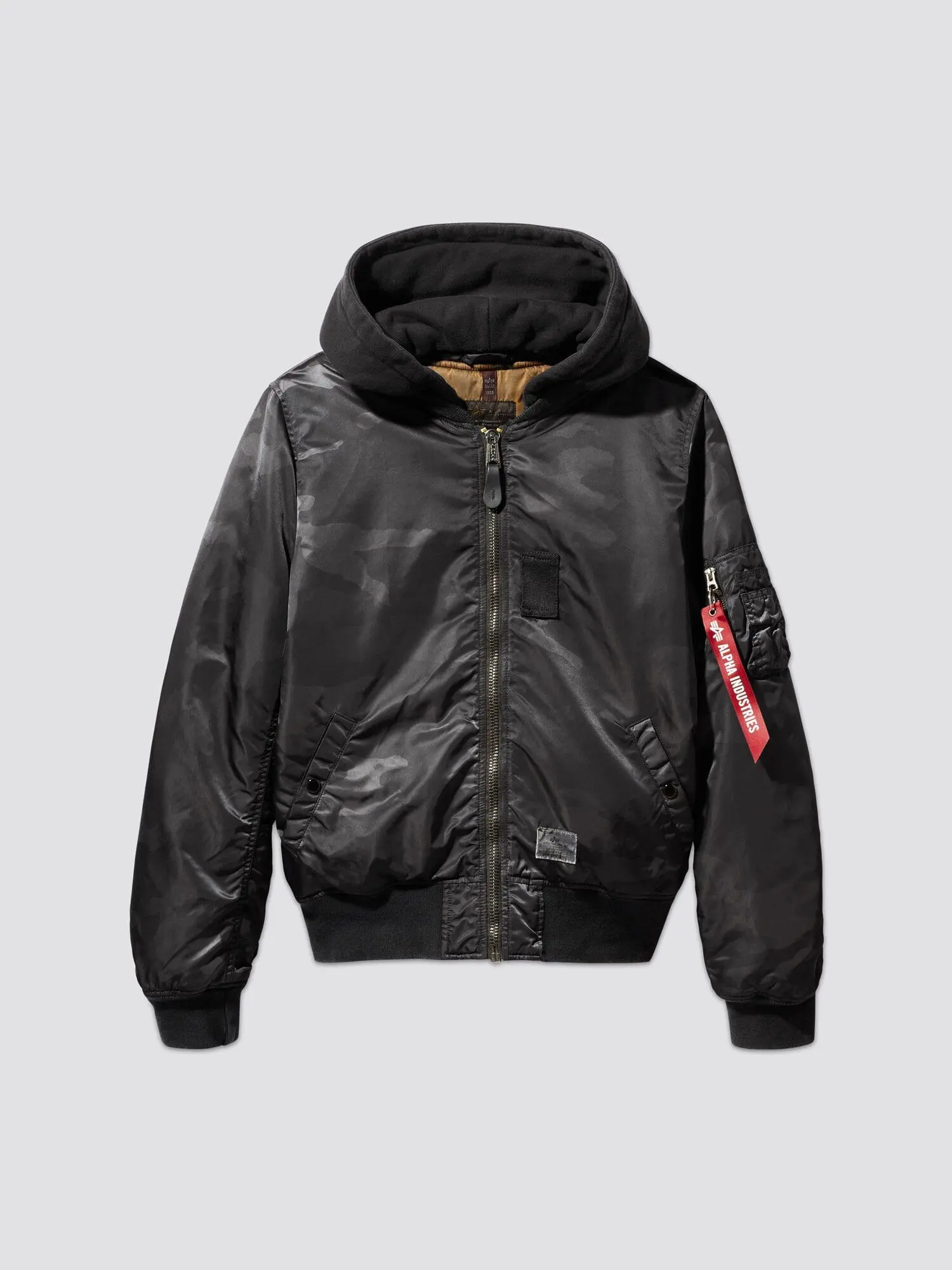 MA-1 HOODED BATTLEWASH BOMBER JACKET MA-1 HOODED BATTLEWASH BOMBER JACKET