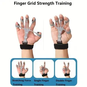 5 Finger Trainer, Wrist Puller, Basketball Training Aid, Hand Grip Strengthener, Finger Massager, Roller Massage for Health