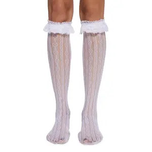 Love Potion Knee High Socks - White