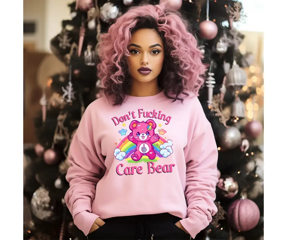 Don't Care - Shirt, Crewneck, Hoodie, Casual, Bear