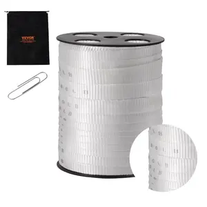 VEVOR Polyester Pull Tape, 1/2x 3153' Mule Tape Flat Rope, 1250 lbf Tensile Capacity, Printed Webbing Cable Pulling Tape for Packaging, Gardening, Commercial Electrical, Conduit Work, WhiteVEVOR Super Brand Day