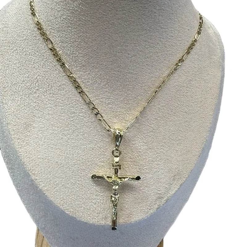 14k gold plated Gold plated Crucifix