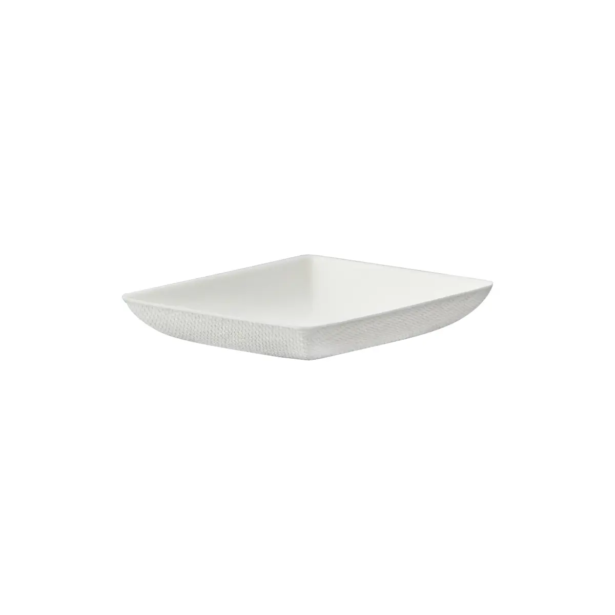 Packnwood 210BCHIC65F 2.5 x 2.5 in. Bio-N-Chic Mini White Sugarcane Plate