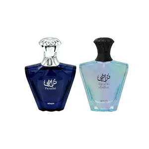 (2pc Bundle Pack) Turathi Blue + Electric by Afnan EDP Spray, 3.0oz
