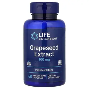 Life Extension Grapeseed Extract, 60 Vegetarian Capsules