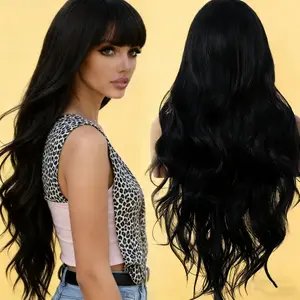 MG Black Wig Short-Length Cute Reverse Bob Glue less Synthetic Wig for Women 12 Inches Chic & Convenient Natural Hairline - Hair wig