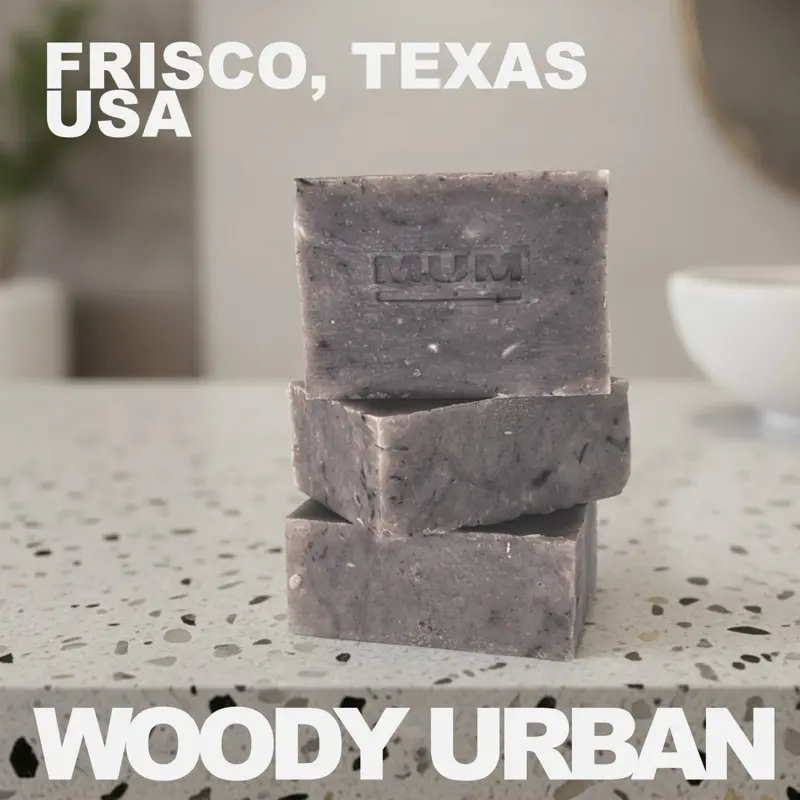 Woody Urban Texas Cut Bar Soap