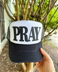 PRAY Black &  White Trucker Hat