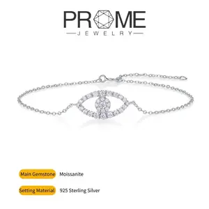 S925 Silver Bracelet 16CM+5CM Synthetic Moissanite Timeless Protection and Elegance for Daily and Special Moments