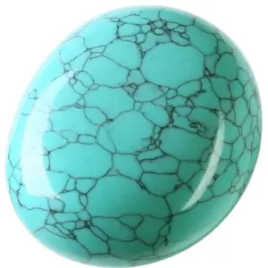 Green Turquoise 1.6-2.0" Large Tumbled Polished Stones for Energy Therapy Meditation Protection US Crystals