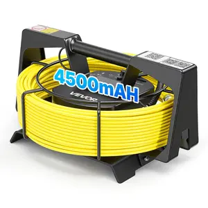 【Summervibes】VEVOR 2026 Upgraded Sewer Camera with WiFi, 164ft/50m Drain Pipeline Camera, IP68 Snake Plumbing Cameras with Light - 12 LEDS, Wireless WiFi Connectivity to Phone/Tablet for Sewer Duct Pipe Inspection