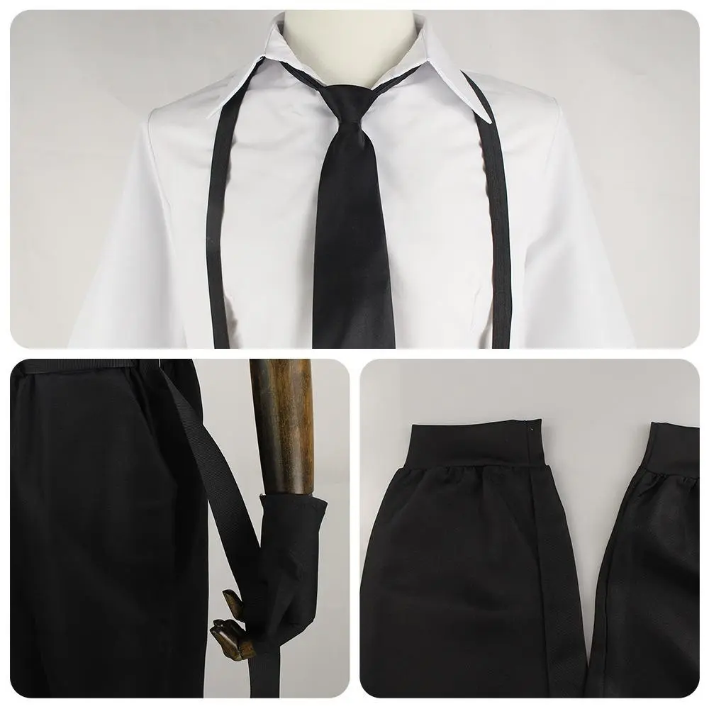 Nakajima Atsushi Cosplay Costume Shirt Pants Wig Nakajima Atsushi Full set With Outfits Wig For Comic Con