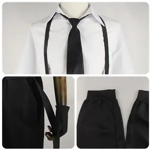 Nakajima Atsushi Cosplay Costume Shirt Pants Wig Nakajima Atsushi Full set With Outfits Wig For Comic Con