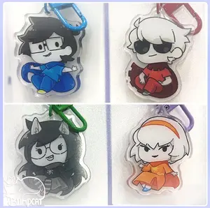 Homestuck Beta Kids Keychain Charms - Homestuck Keychains | Unique Keychain Designs | Perfect for Backpacks, Keys and Gifts | High Quality and Customer Favorite Items