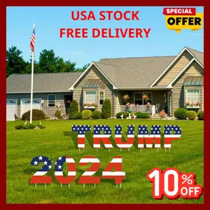 Trump Yard Signs - Trump 2024 Signs with Stake, Trump Yard Sign for Outdoor Garden