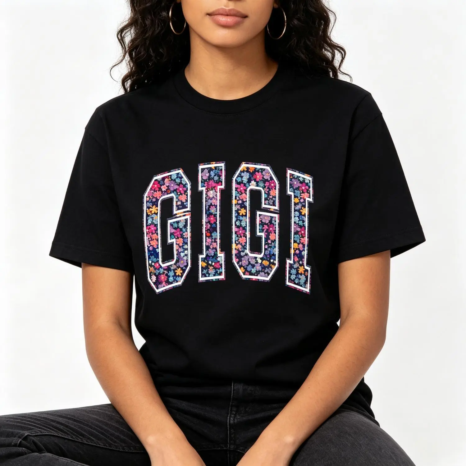 Cute Floral GIGI Shirt Perfect Gift for New Gigis Show Love to Your Favorite Gigi with This Floral Tee Floral GIGI Tee