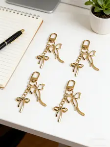 Women's Elegant Bowknot Design Keychain, Cute Trendy Keychain for Car Keys for Women & Girls, Fashion All-match Accessories for Daily Life, Keychain for Car, Key