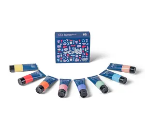 Sculpd 8-Piece Pastel Paint Set Designed For Clay