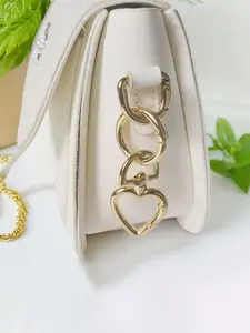 Heart Chain Ring Link Extension Buckle, Suitable for Connecting Repair Kit Bag Spring Clip Keychain Doll Detachable Hook