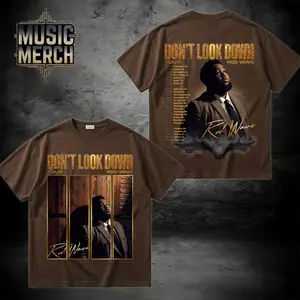 Rod Wave Don't Look Down Tour 2026 Shirt #25, Rod Wave Tour Dates T-Shirt, Double Sided Concert Graphic Tee, Rap Music Merch, Unisex Cotton Shirt, Gift for Fans