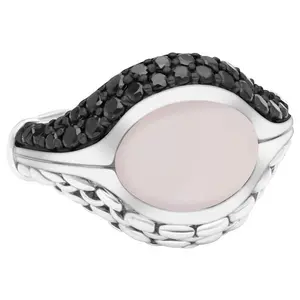 Tiffany Kay Studio Sterling Silver Rose Quartz & Spinel Ring