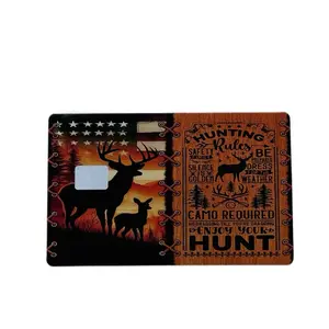 Enjoy Your Hunt Credit Card Skin - Waterproof Fade Resistant 2x3 Vinyl Decal Sticker with Free Wallet Sleeve for Credit Cards