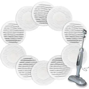 Washable Steam Mop Pads Replacement - Compatible with Shark S8201 S8001 S7001 - Dirt Grip Scrub - Reusable for Steam & Scrub - Fits S7000AMZ S7000 S7005 S7020 S7001C