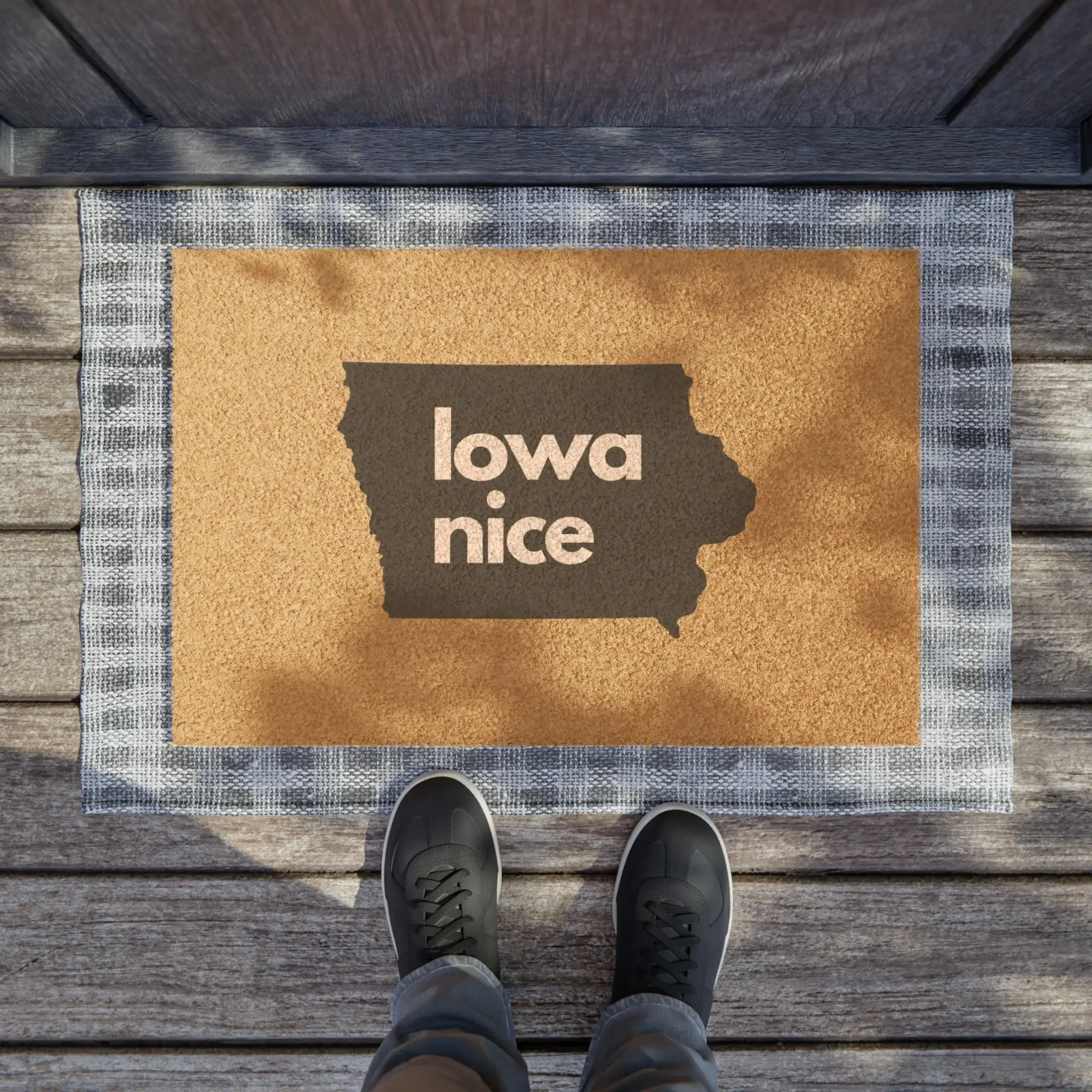 Iowa Nice Doormat