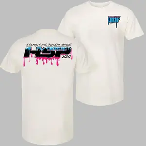 HSP Performance Drip T-Shirt for Men Unisex Casual Shortsleeve Crewneck 100% Cotton Top Menswear in Multiple Shades - Love, Fabric