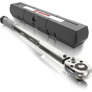 3/8 Inch Drive Click Torque Wrench 10-80 ft.lbs/13.6-108.5 N.m, 14'' Length, High Accuracy for  & , Spark Plug, Oil Change,  Manifold