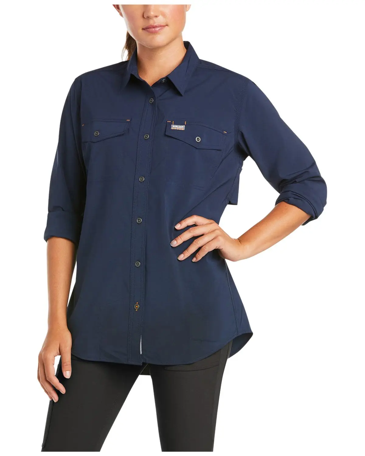 Ariat Women's Women'S Rebar Made Tough Venttek Durastretch Work Shirt - 10034885