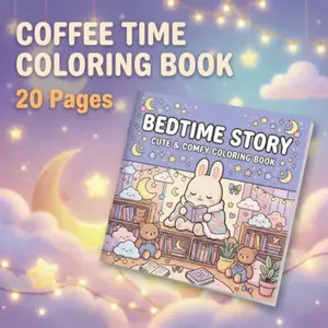 Kawaii Coloring Book for Adults and Kids – 20 High-Quality Opaque Pages for Stress Relief & Relaxation, Vivid Illustrations, Clear Lines & Beautiful Patterns – Perfect Hand-On Activity for Beginners, Teens, Elderly – Ideal Gift for Birthdays, Holidays