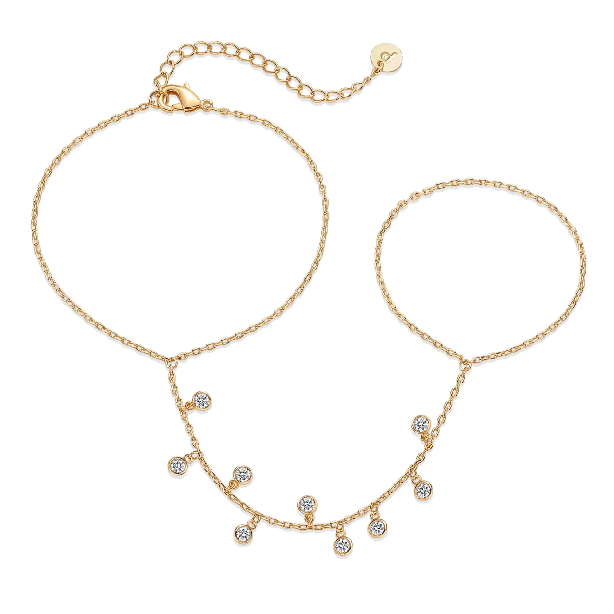 Climber CZ - Yellow Gold