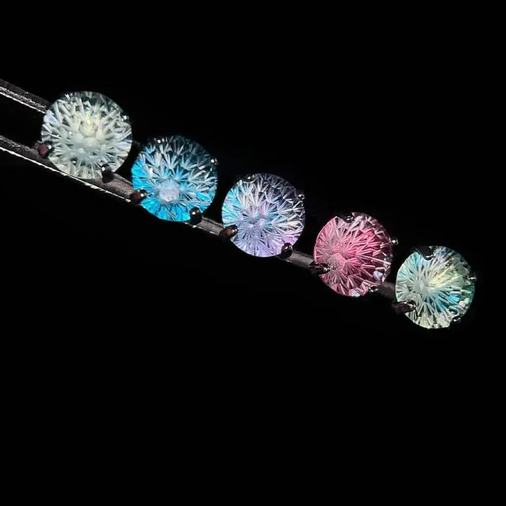 Must be Men's Accessories Upgrade — Titanium Firework Earrings 6mm| Minimal & Color-Shift Design(Unisex) accessories for women clean girl jewelry