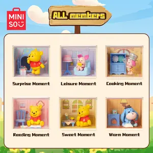 [Fashion New Arrival] MINISO Disney Winnie the Pooh Stay-at-Home Series Figurine Blind Box Cute and Playful Trendy Toy