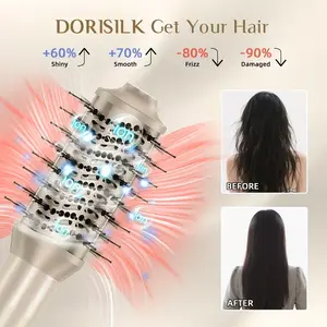 High Speed Airstyler 8-In-1 Hair Styler Brush with Heat Styling & Negative Ion Technology - Blowdry, Curler & Straightening Multi-Functional Styler - Perfect Holiday Gift for Women automatic curling iron Hairwaver Cordless Straightener
