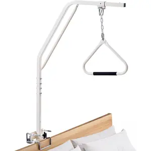 VEVOR Trapeze Bar for Bed Mobility, Heavy-Duty Steel Free Standing Trapeze Bar 250 LBS Weight Capacity, Hospital Bed Pull Up Assist for Elderly Disabled, Ideal for Hospitals, Nursing Home, Home CareVEVOR Super Brand Day